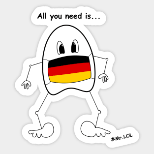 Mr. LOL's adventures (Germany) Sticker